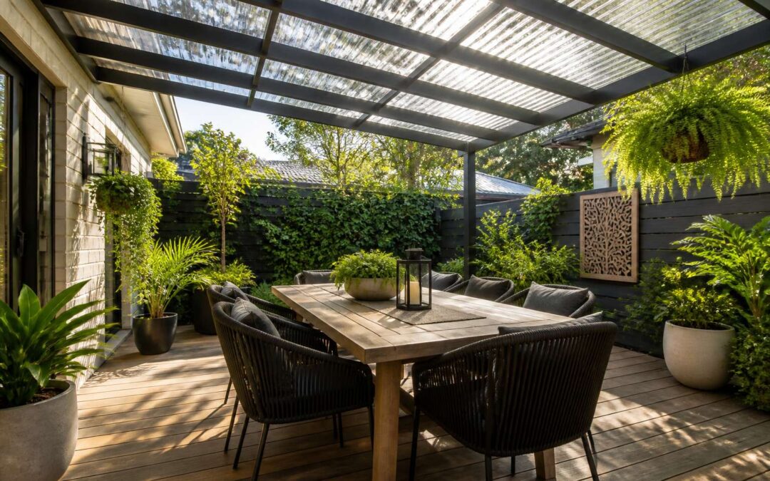 Find the best roof sheeting for patio, from polycarbonate to metal panels.